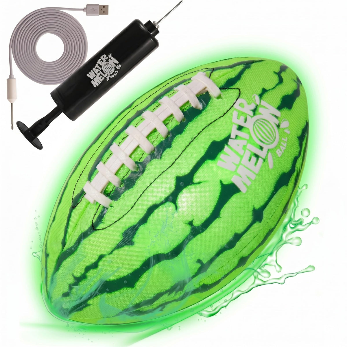 Watermelon Ball 9-Inch Waterproof Pool and Beach Football