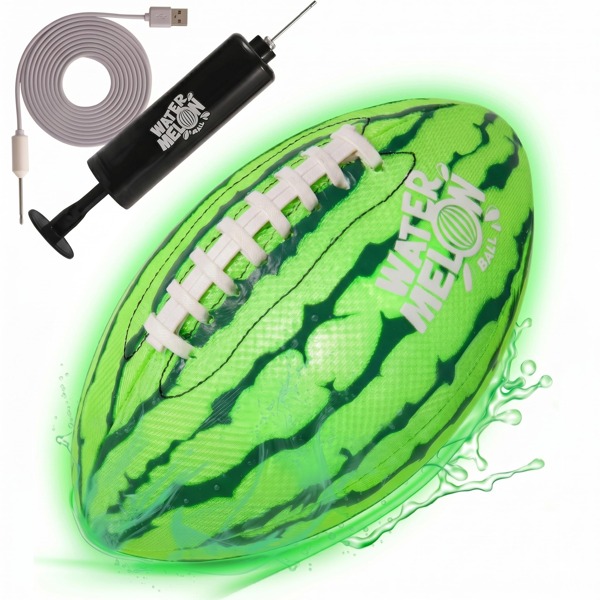 Watermelon Ball 9-Inch Waterproof Pool and Beach Football