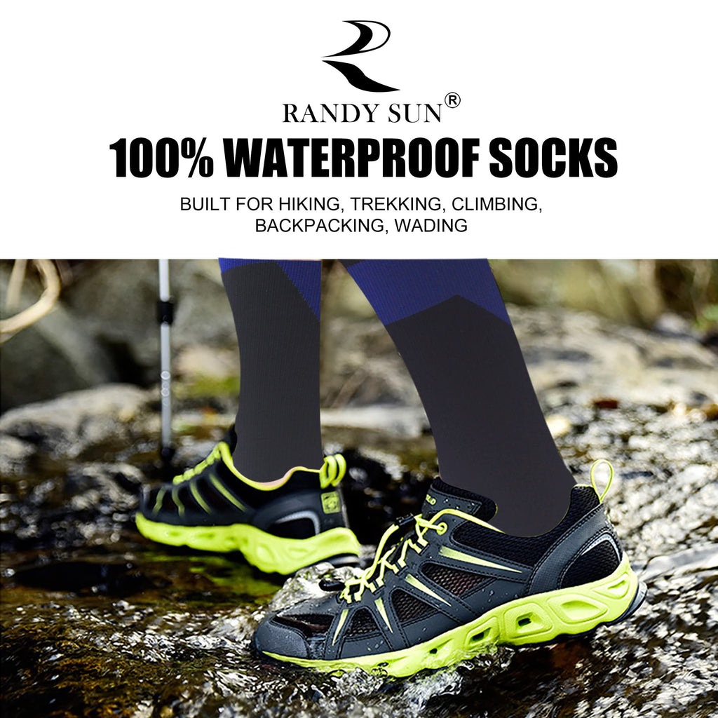 RANDY SUN Waterproof Knee-High Fishing and Kayaking Socks