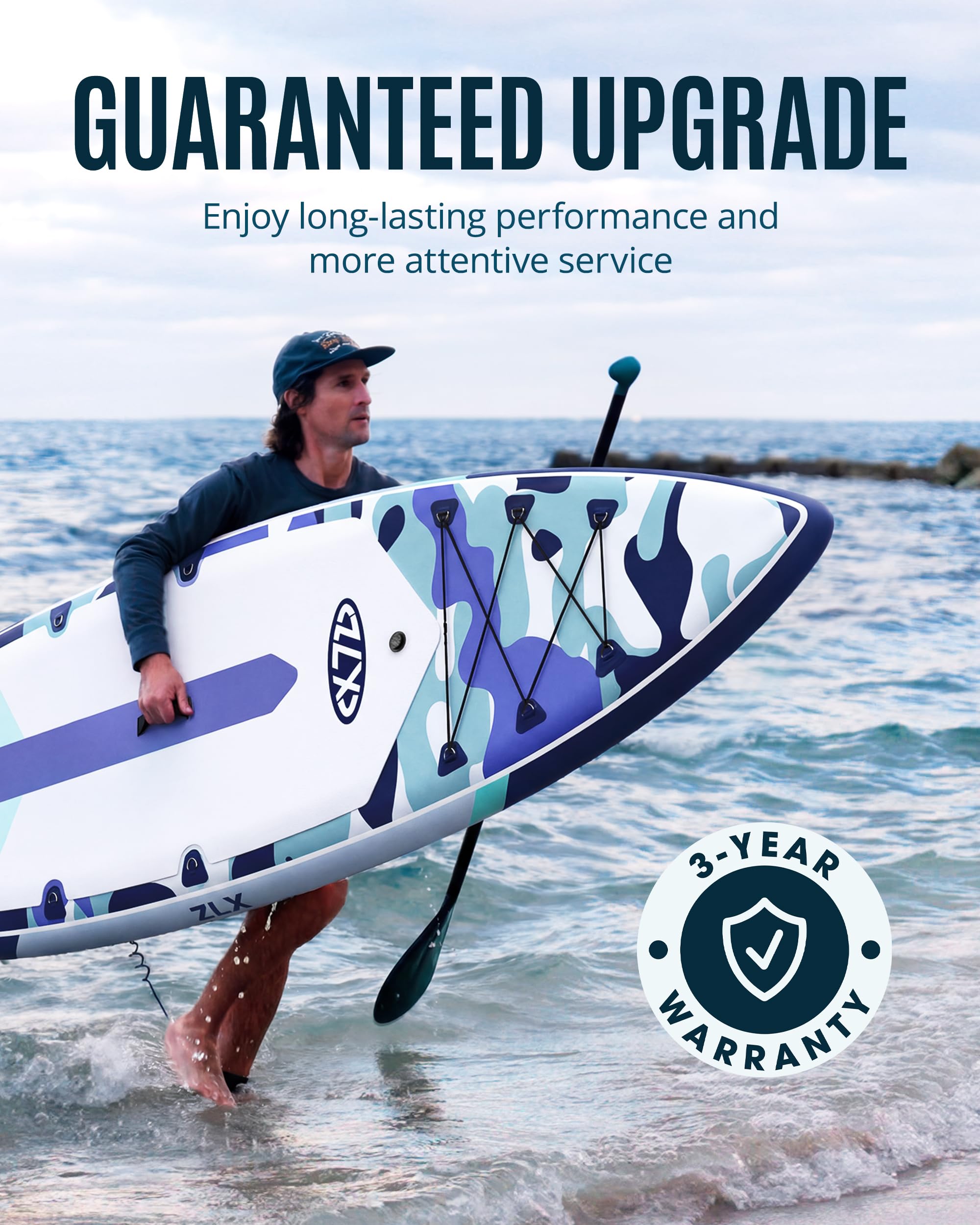 ZLX 11'6" Stable Inflatable Touring Stand-Up Paddle Board