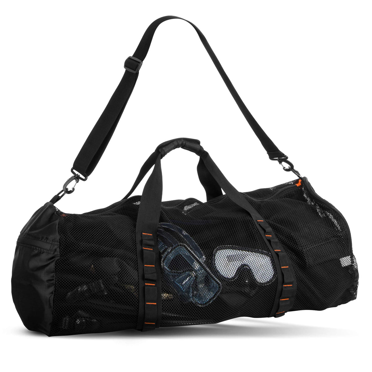 Fitdom 90L Mesh Duffle Bag for Scuba and Snorkel Gear