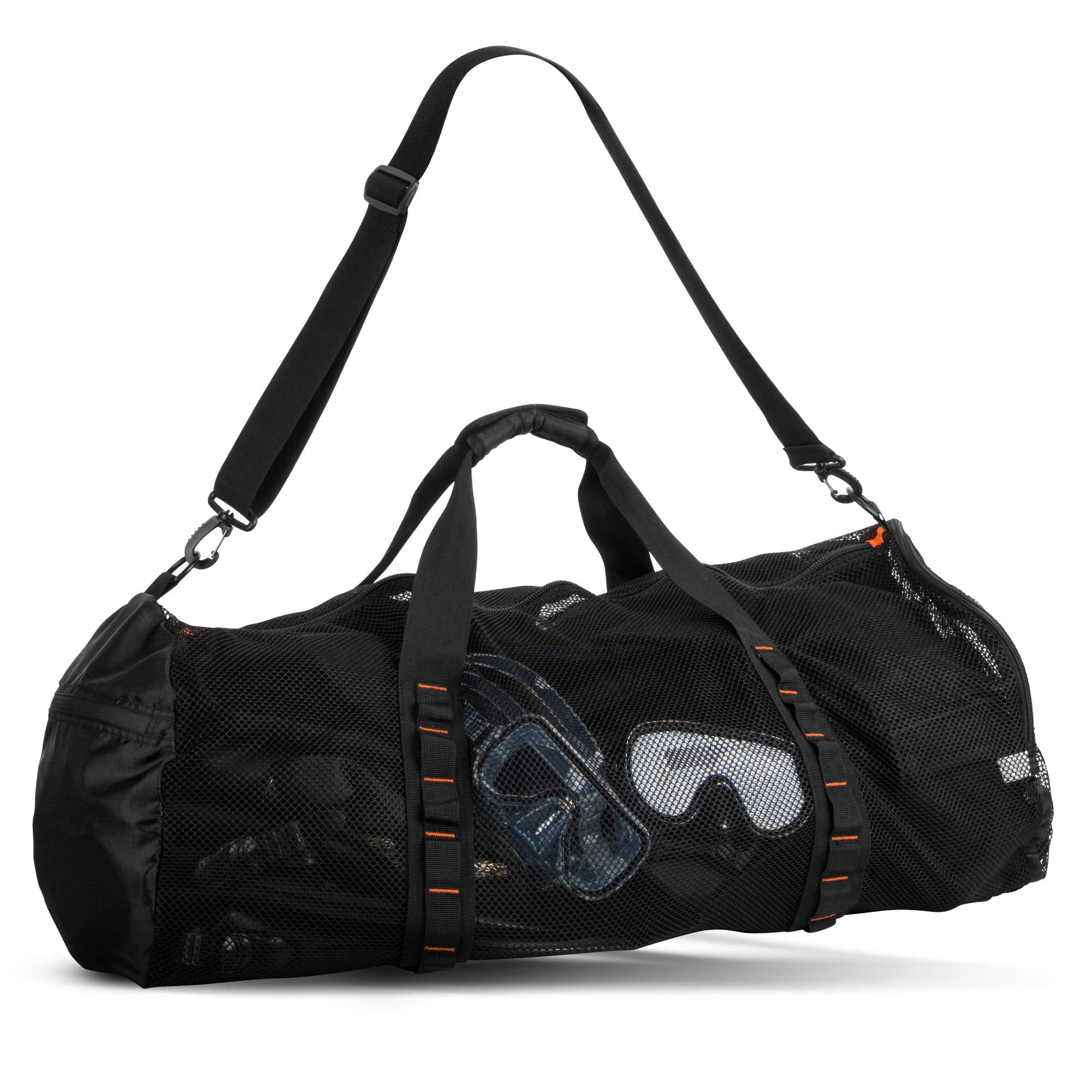 Fitdom 90L Mesh Duffle Bag for Scuba and Snorkel Gear