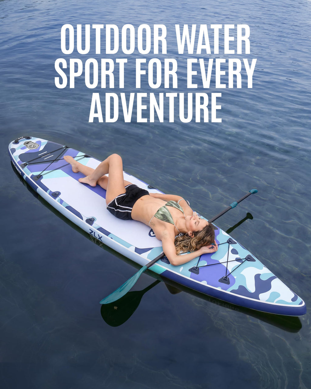 ZLX 11'6" Stable Inflatable Touring Stand-Up Paddle Board