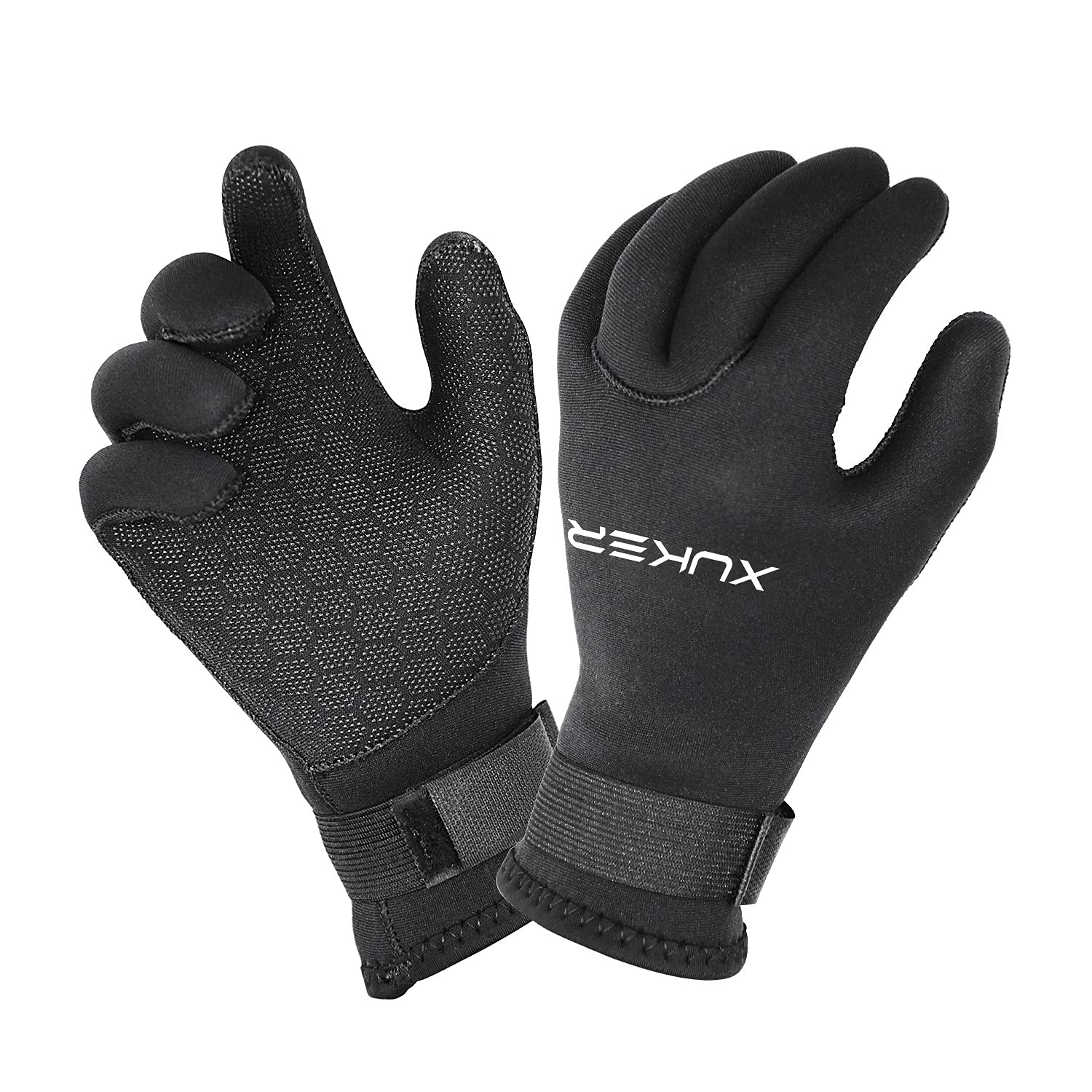 XUKER 3mm & 5mm Neoprene Wetsuit Gloves for Water Sports