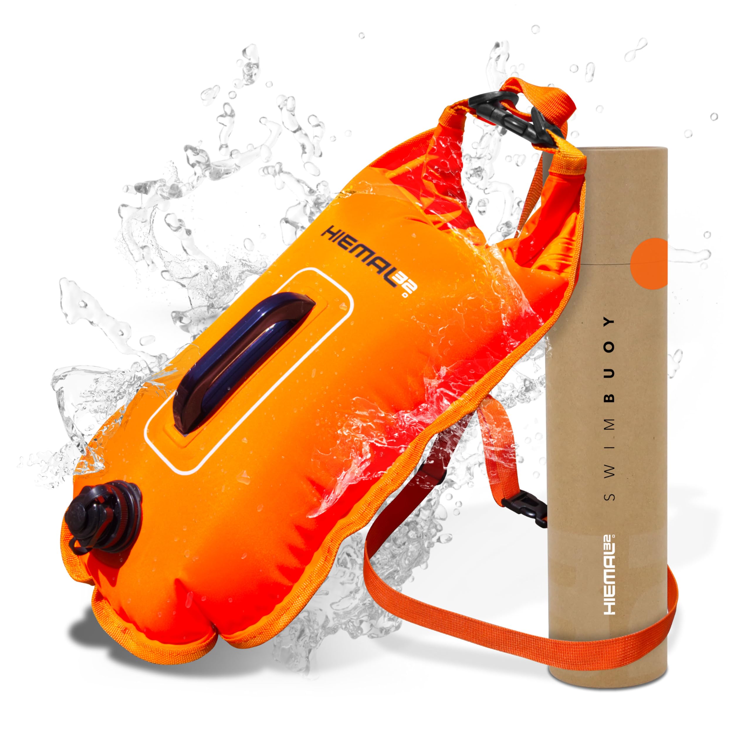 15L Waterproof Open-Water Swim Buoy with Dry Bag