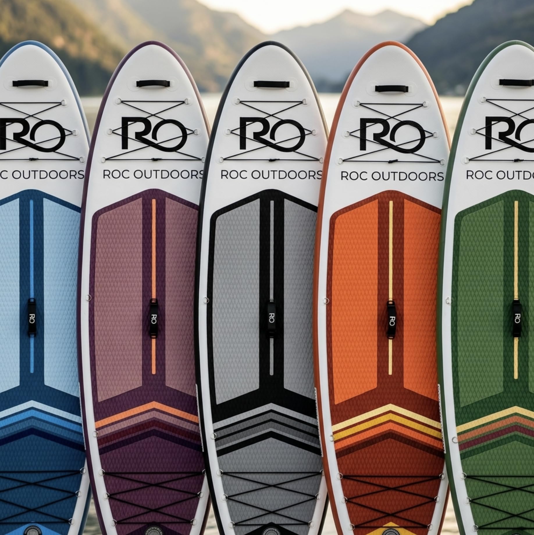 ROC 10'6" Wide Inflatable Stand-Up Paddle Board Kit