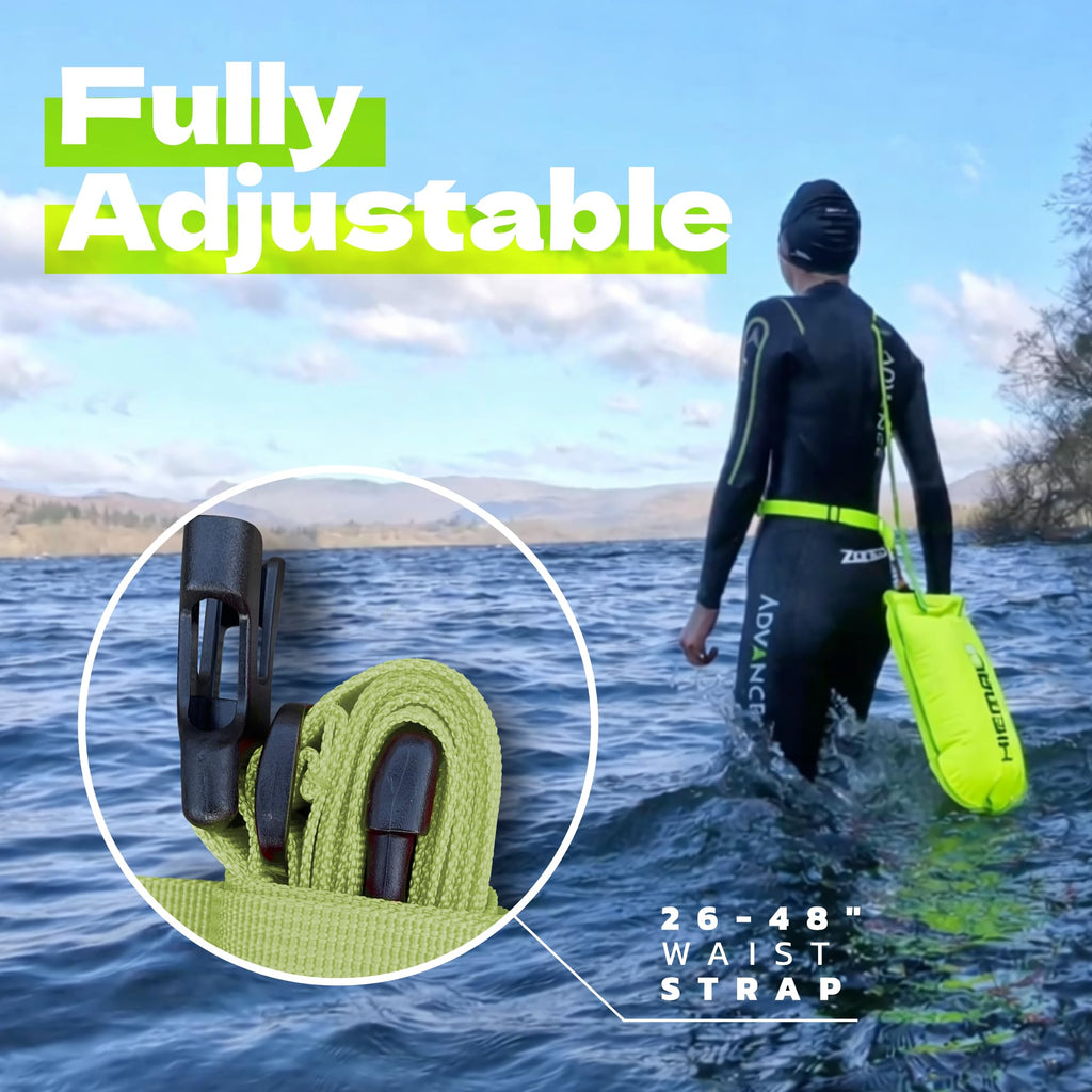 15L Waterproof Open-Water Swim Buoy with Dry Bag