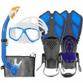 HH HHAO SPORT Kids Snorkel Set with Mask, Fins and Bag