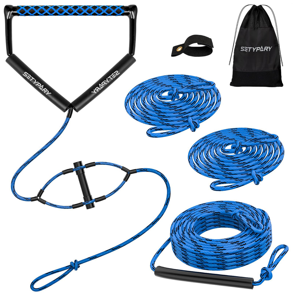 SETYPARY 75FT Four-Section Wakeboard and Water Ski Rope