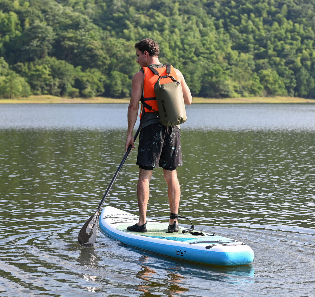 MARCHWAY Waterproof Roll-Top Dry Bag Backpack