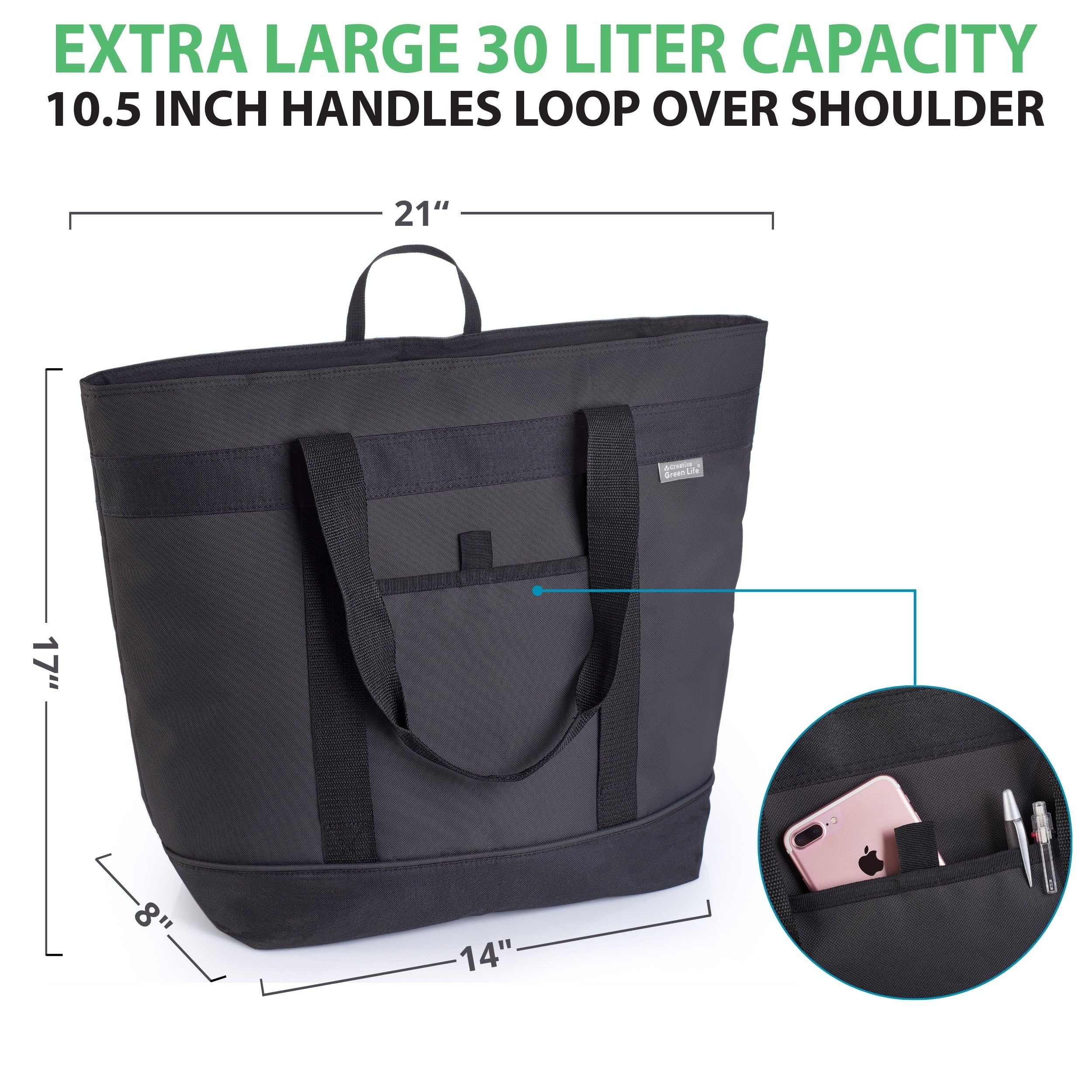 Jumbo Insulated Soft Cooler Bag with Thermal Foam