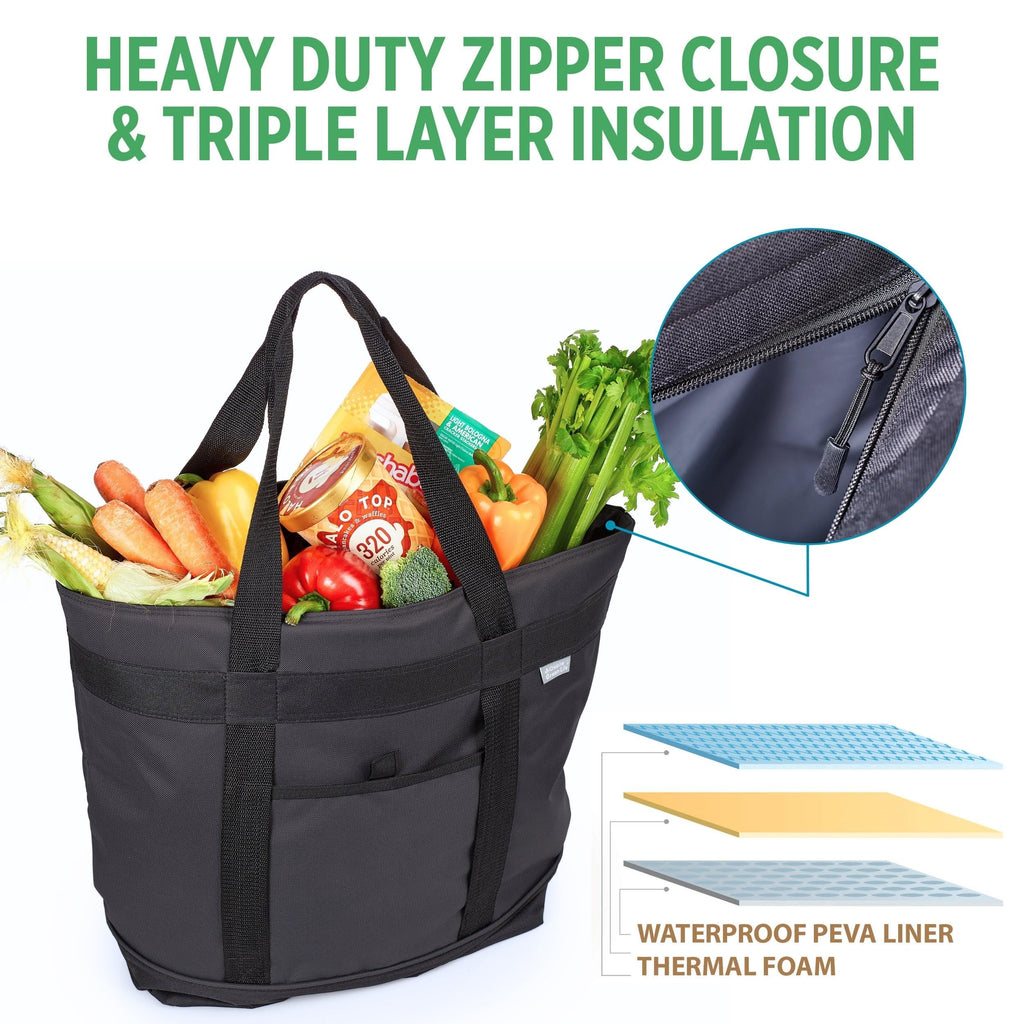 Jumbo Insulated Soft Cooler Bag with Thermal Foam