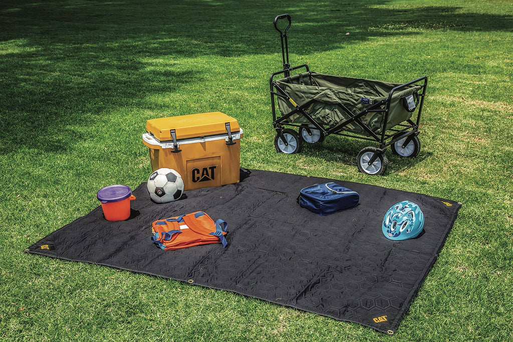 CAT Water-Resistant Woven Outdoor Utility Blanket